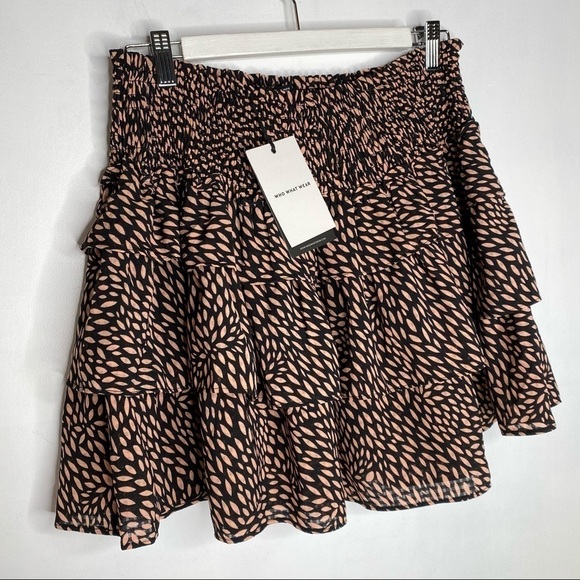 NWT Who What Wear Tired skirt smock waist - Picture 8 of 10